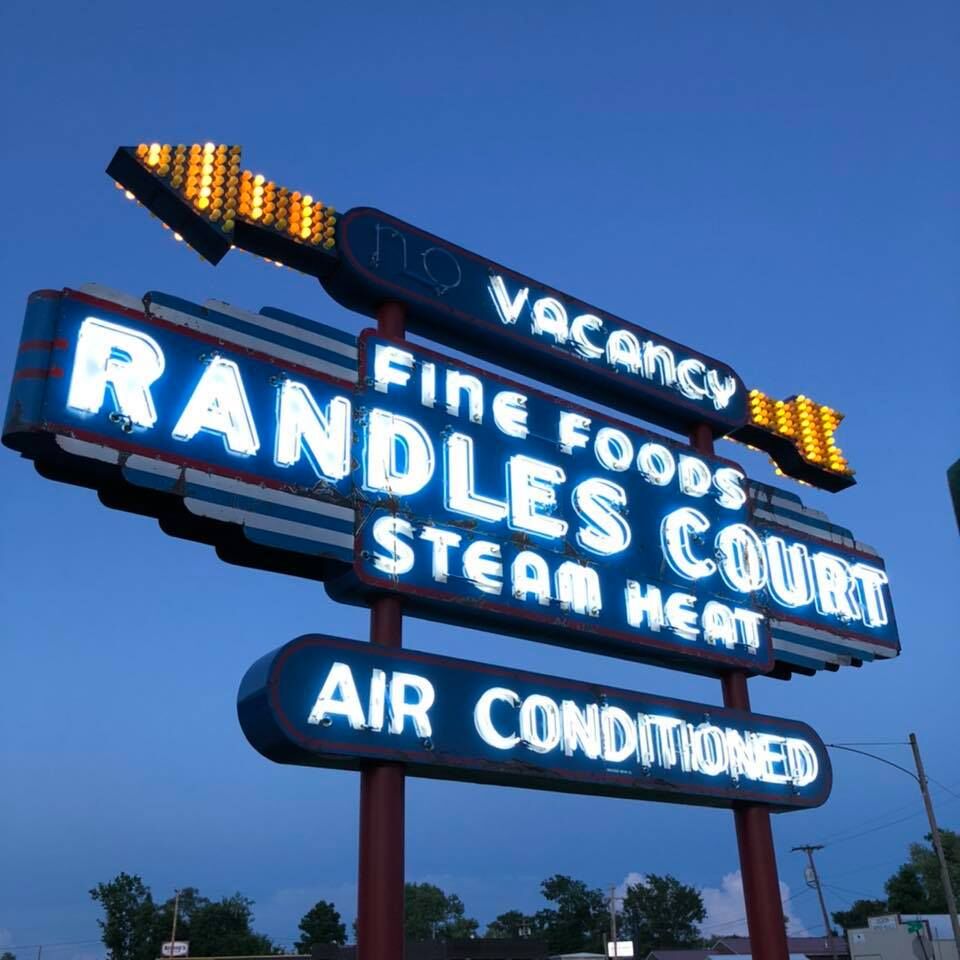 Randle's Court - Sign